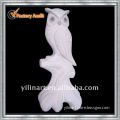 Marble Stone carving Owl Statue For garden YL-D185